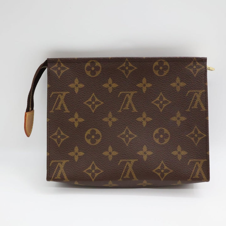 Louis Vuitton Vintage Brown Monogram Toiletry Pouch 19 Bag - Lux Central