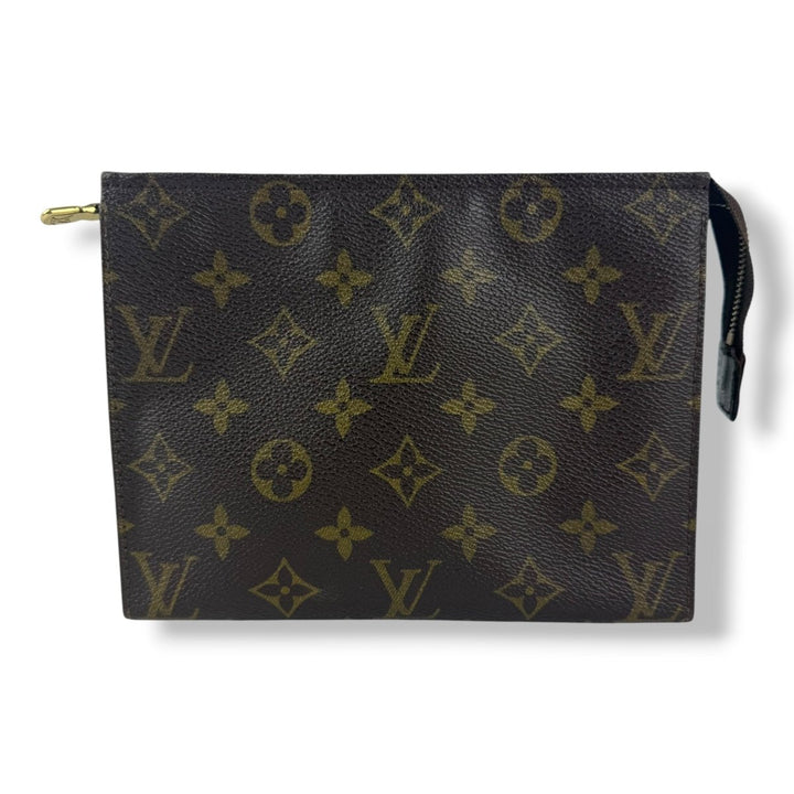 Louis Vuitton Vintage Brown Monogram Toiletry Pouch 19 Bag - Lux Central