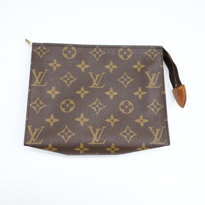 Louis Vuitton Vintage Brown Monogram Toiletry Pouch 19 Bag - Lux Central