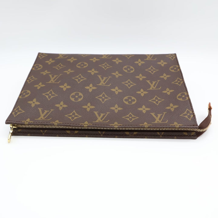 Louis Vuitton Vintage Brown Monogram Toiletry Pouch 26 Bag - Lux Central