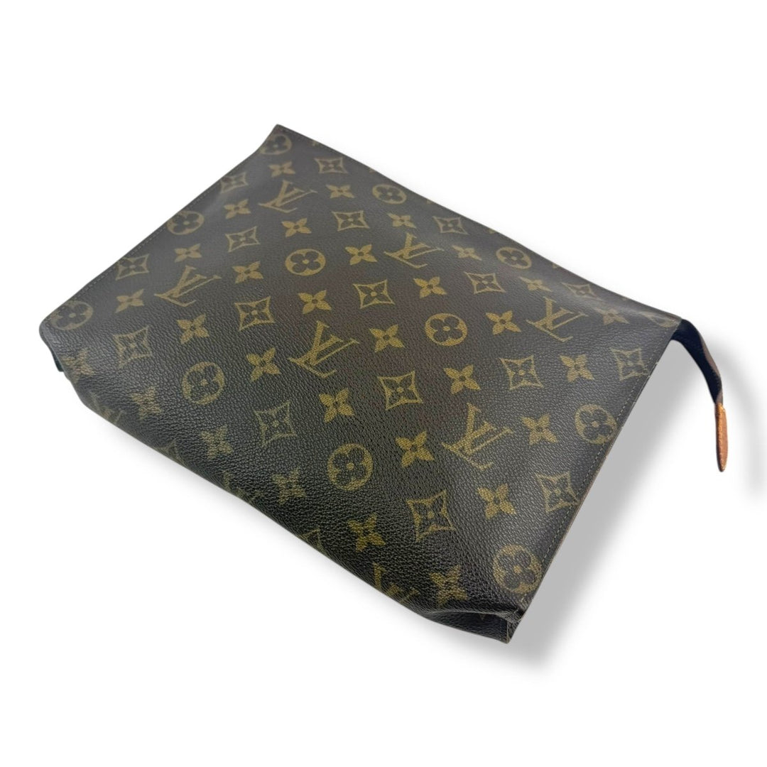 Louis Vuitton Vintage Brown Monogram Toiletry Pouch 26 Bag - Lux Central