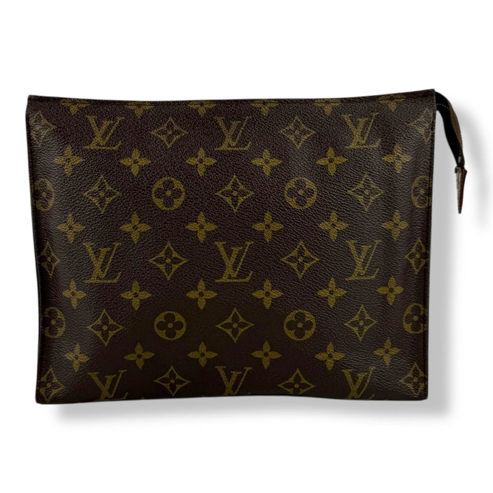 Louis Vuitton Vintage Brown Monogram Toiletry Pouch 26 Bag - Lux Central