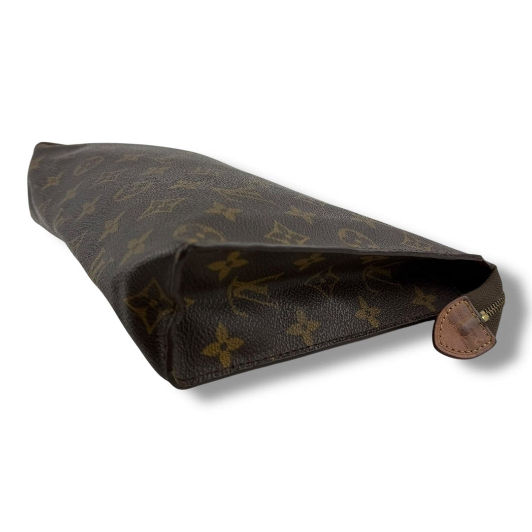 Louis Vuitton Vintage Brown Monogram Toiletry Pouch 26 Bag - Lux Central