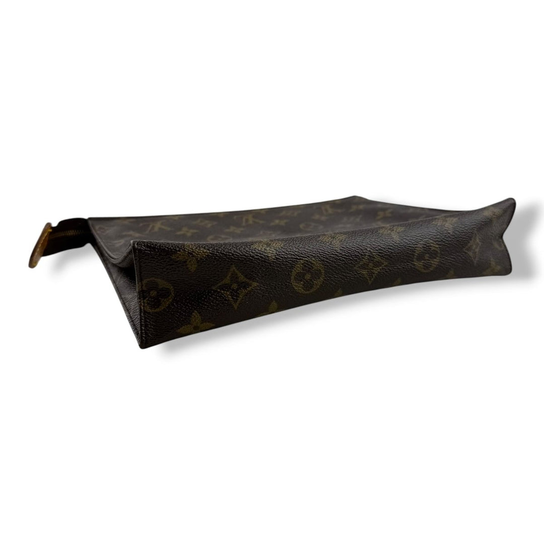 Louis Vuitton Vintage Brown Monogram Toiletry Pouch 26 Bag - Lux Central