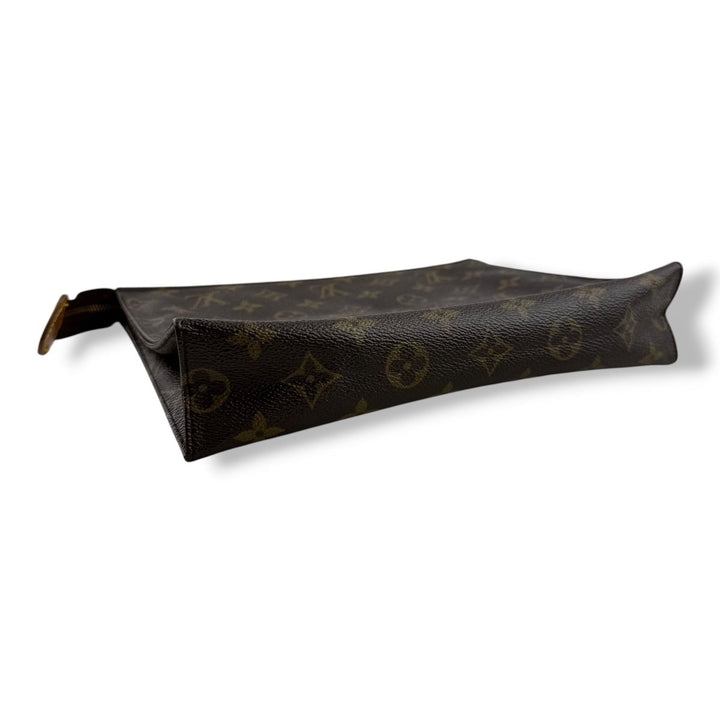 Louis Vuitton Vintage Brown Monogram Toiletry Pouch 26 Bag - Lux Central