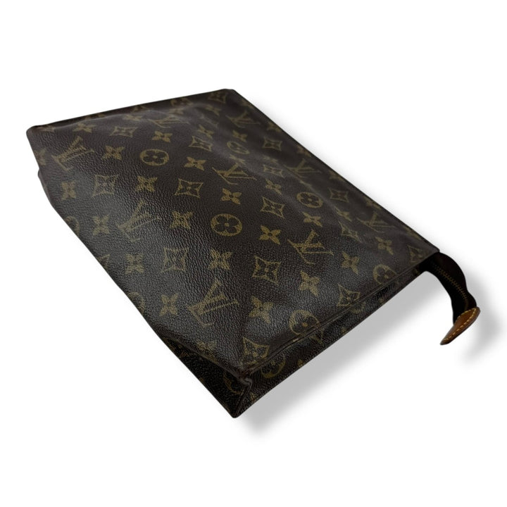 Louis Vuitton Vintage Brown Monogram Toiletry Pouch 26 Bag - Lux Central