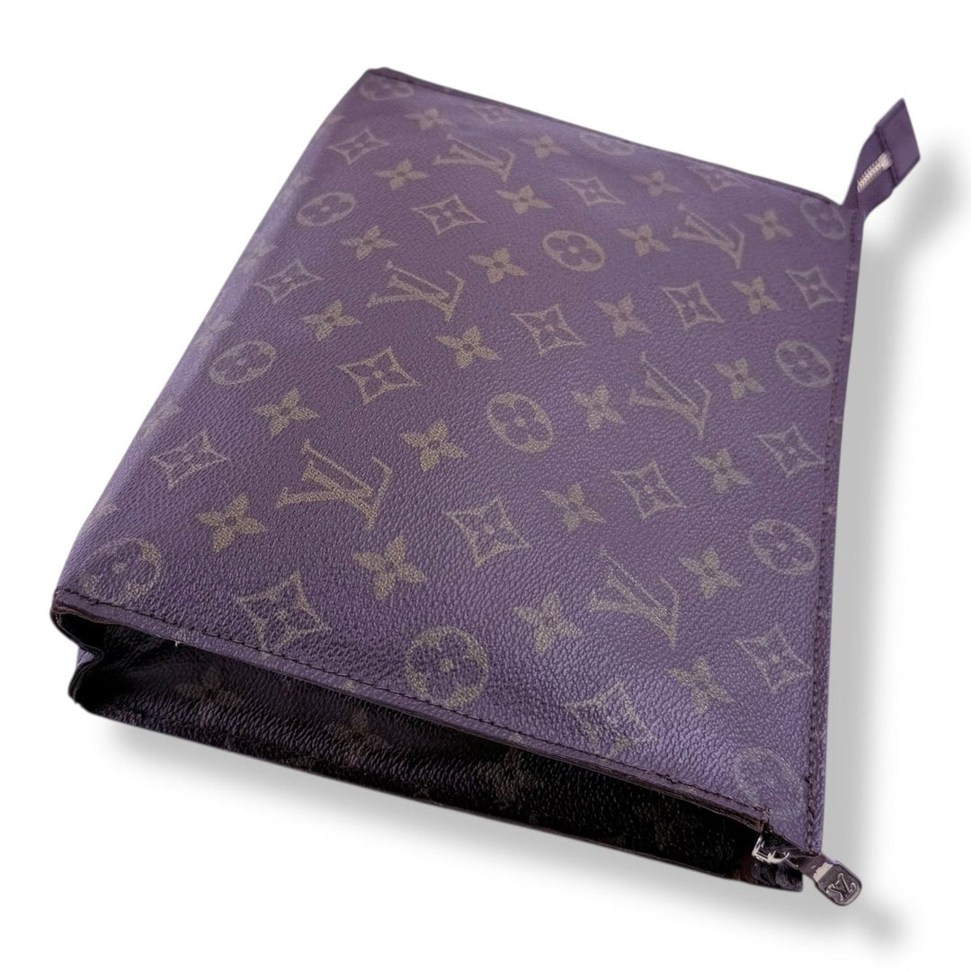 Louis Vuitton Vintage Brown Monogram Toiletry Pouch 26 Bag - Lux Central