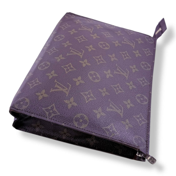 Louis Vuitton Vintage Brown Monogram Toiletry Pouch 26 Bag - Lux Central
