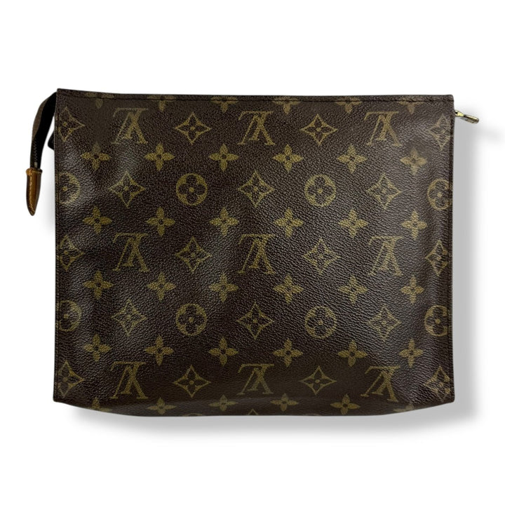 Louis Vuitton Vintage Brown Monogram Toiletry Pouch 26 Bag - Lux Central