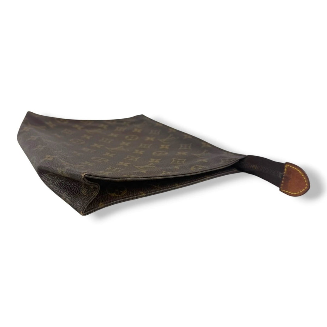 Louis Vuitton Vintage Brown Monogram Toiletry Pouch 26 Bag - Lux Central