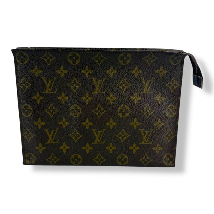 Louis Vuitton Vintage Brown Monogram Toiletry Pouch 26 Bag - Lux Central
