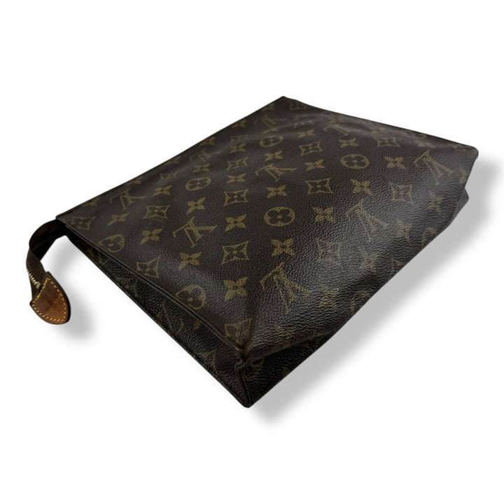Louis Vuitton Vintage Brown Monogram Toiletry Pouch 26 Bag - Lux Central