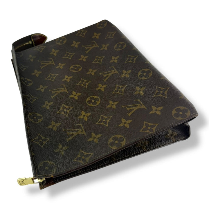 Louis Vuitton Vintage Brown Monogram Toiletry Pouch 26 Bag - Lux Central