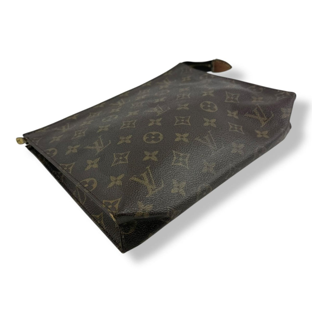 Louis Vuitton Vintage Brown Monogram Toiletry Pouch 26 Bag - Lux Central