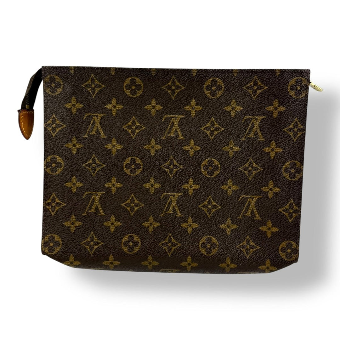 Louis Vuitton Vintage Brown Monogram Toiletry Pouch 26 Bag - Lux Central