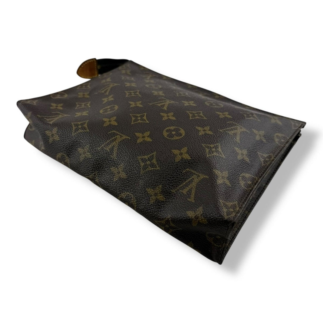 Louis Vuitton Vintage Brown Monogram Toiletry Pouch 26 Bag - Lux Central