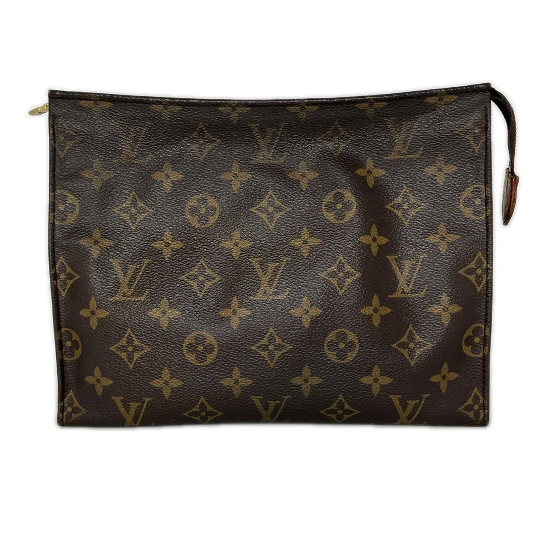Louis Vuitton Vintage Brown Monogram Toiletry Pouch 26 Bag - Lux Central