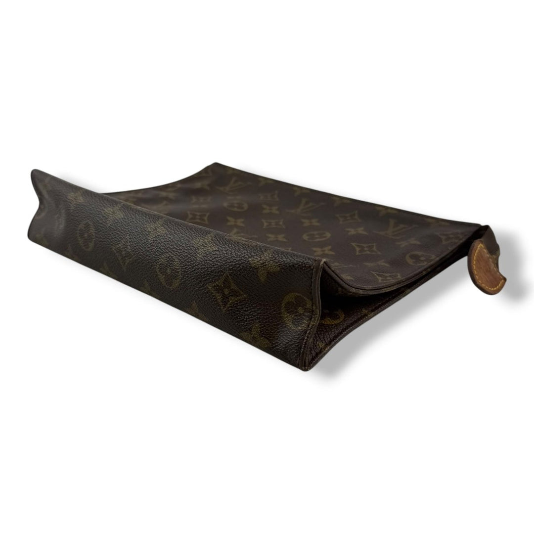 Louis Vuitton Vintage Brown Monogram Toiletry Pouch 26 Bag - Lux Central