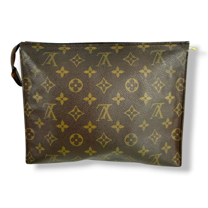 Louis Vuitton Vintage Brown Monogram Toiletry Pouch 26 Bag - Lux Central