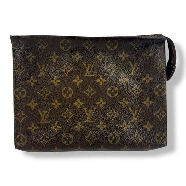 Louis Vuitton Vintage Brown Monogram Toiletry Pouch 26 Bag - Lux Central