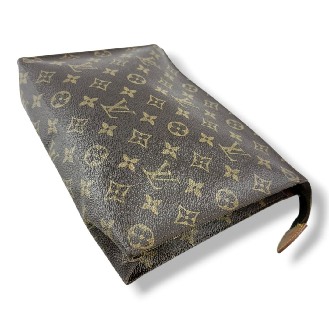 Louis Vuitton Vintage Brown Monogram Toiletry Pouch 26 Bag - Lux Central