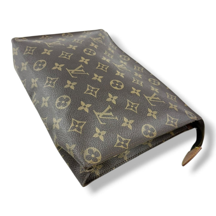 Louis Vuitton Vintage Brown Monogram Toiletry Pouch 26 Bag - Lux Central