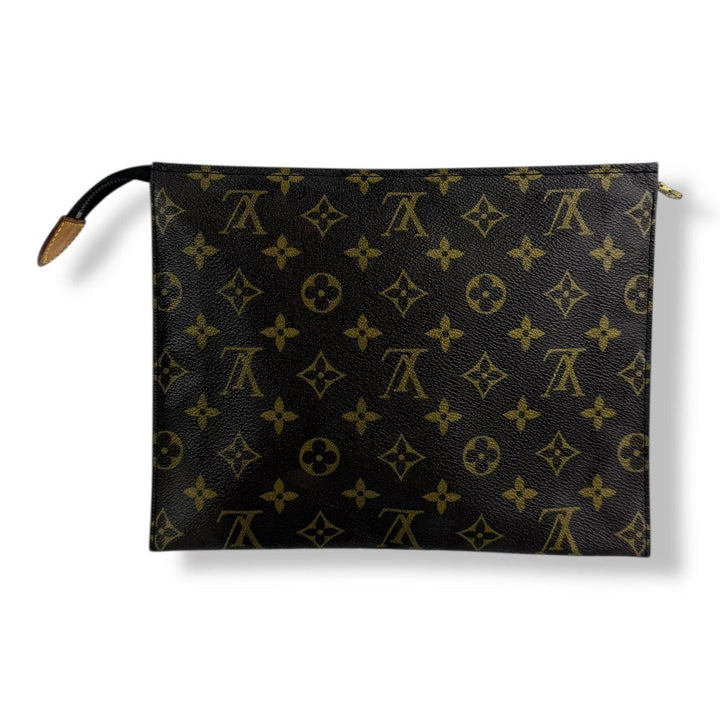 Louis Vuitton Vintage Brown Monogram Toiletry Pouch 26 Bag - Lux Central