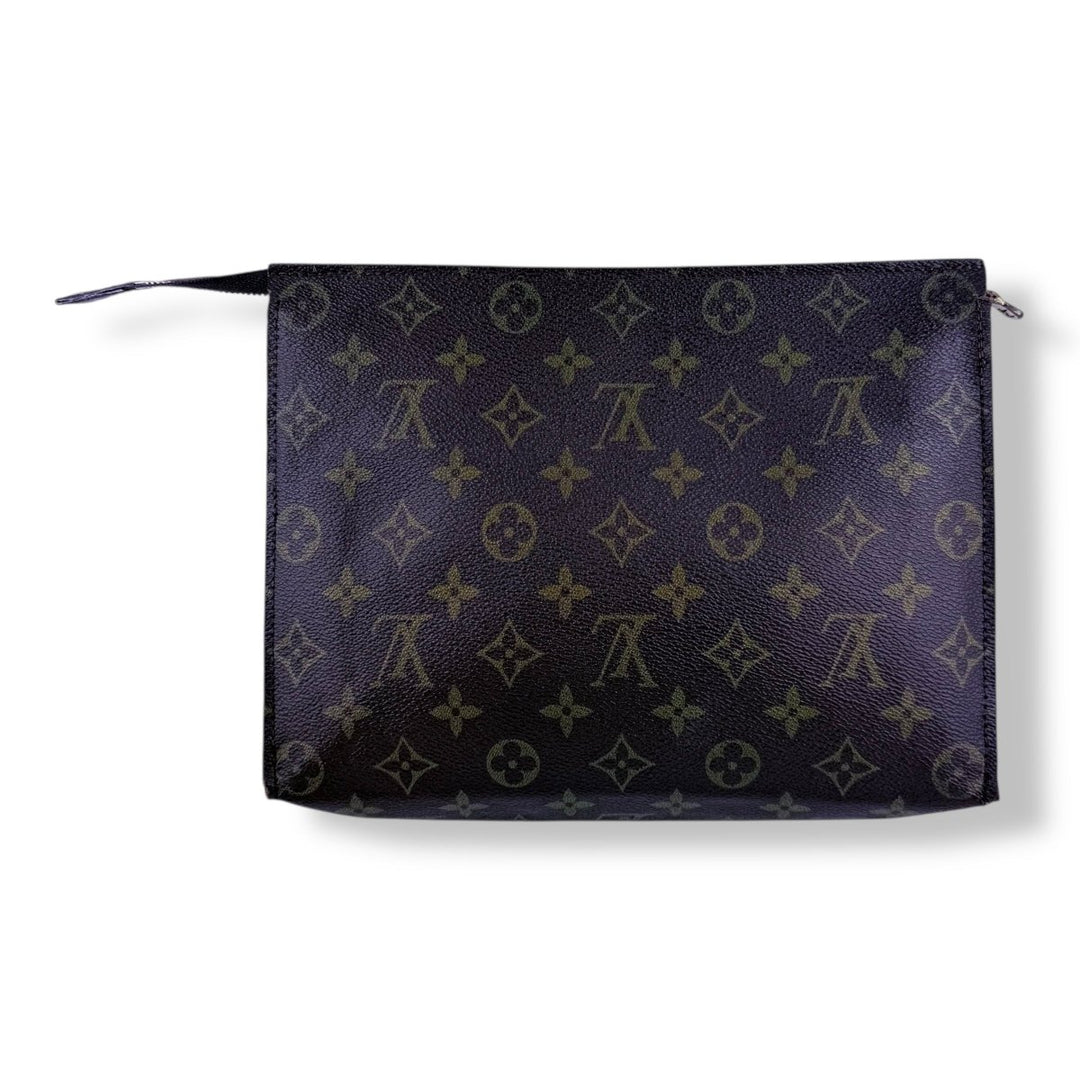 Louis Vuitton Vintage Brown Monogram Toiletry Pouch 26 Bag - Lux Central