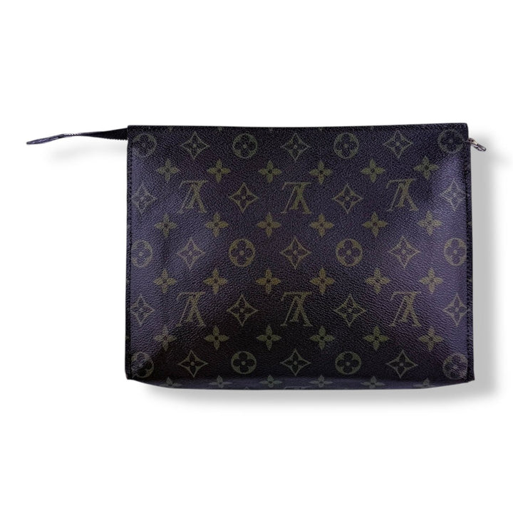 Louis Vuitton Vintage Brown Monogram Toiletry Pouch 26 Bag - Lux Central
