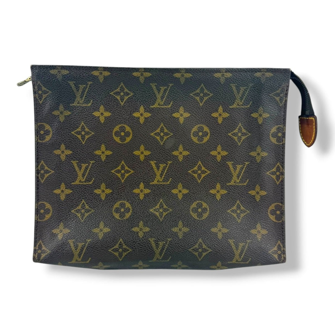 Louis Vuitton Vintage Brown Monogram Toiletry Pouch 26 Bag - Lux Central