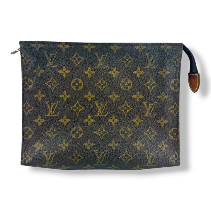 Louis Vuitton Vintage Brown Monogram Toiletry Pouch 26 Bag - Lux Central
