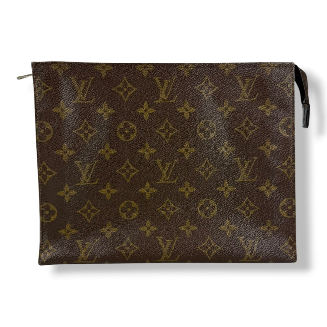 Louis Vuitton Vintage Brown Monogram Toiletry Pouch 26 Bag - Lux Central