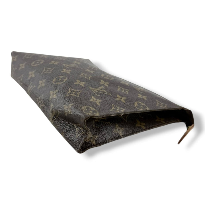 Louis Vuitton Vintage Brown Monogram Toiletry Pouch 26 Bag - Lux Central