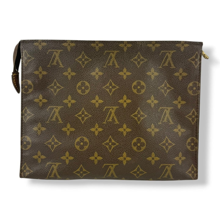Louis Vuitton Vintage Brown Monogram Toiletry Pouch 26 Bag - Lux Central