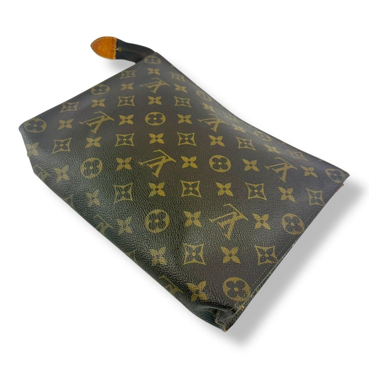 Louis Vuitton Vintage Brown Monogram Toiletry Pouch 26 Bag - Lux Central
