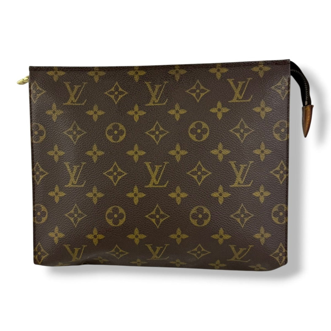 Louis Vuitton Vintage Brown Monogram Toiletry Pouch 26 Bag - Lux Central