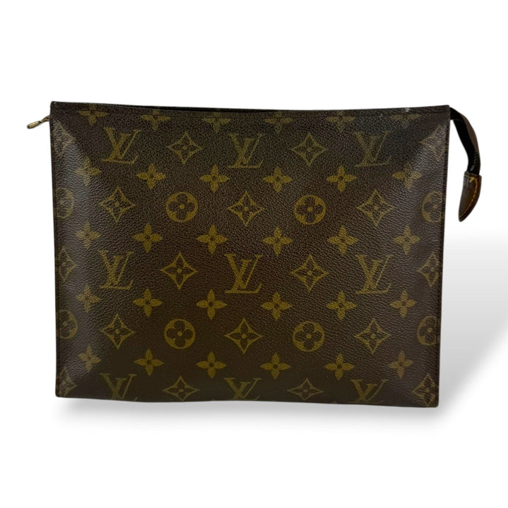 Louis Vuitton Vintage Brown Monogram Toiletry Pouch 26 Bag - Lux Central