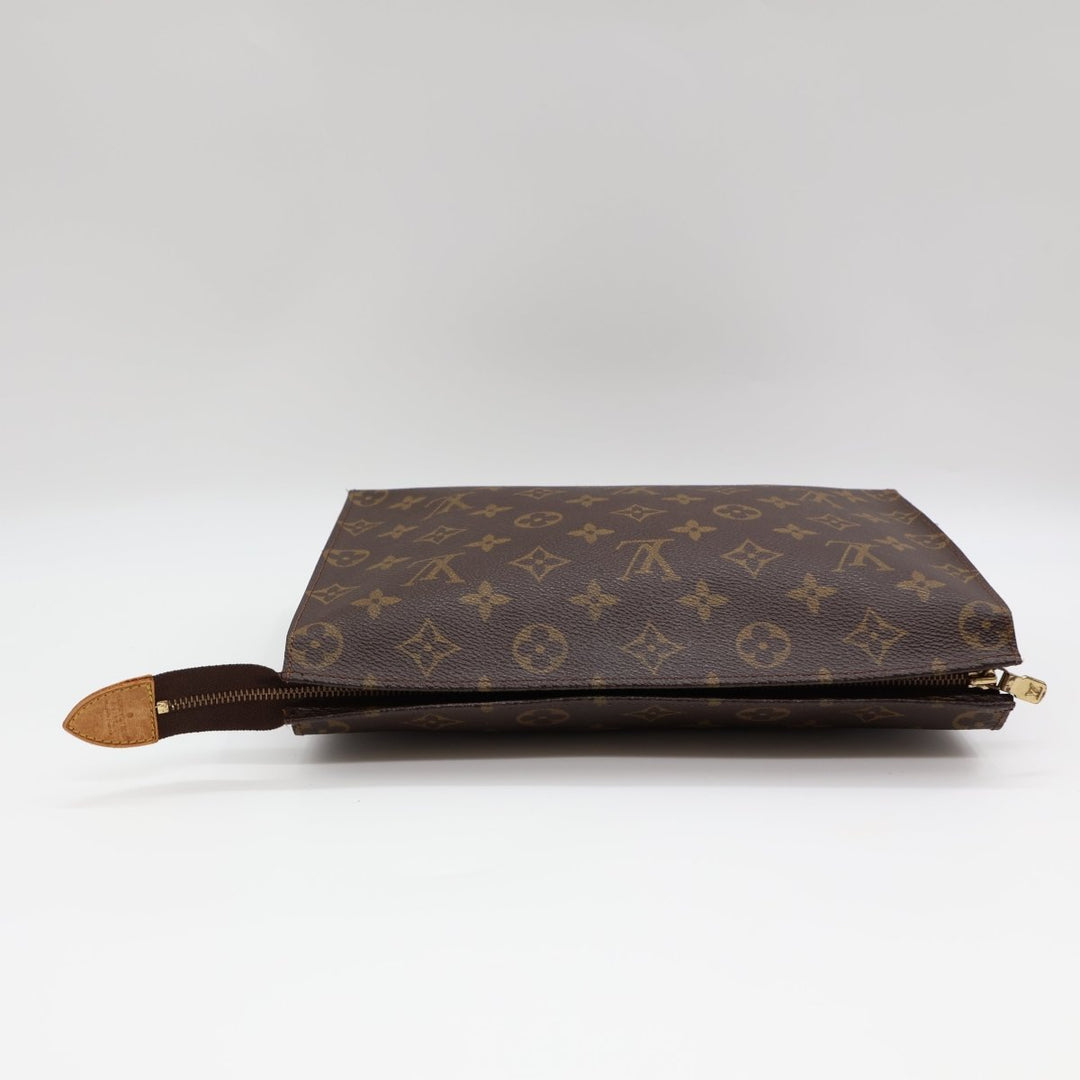 Louis Vuitton Vintage Brown Monogram Toiletry Pouch 26 Bag - Lux Central