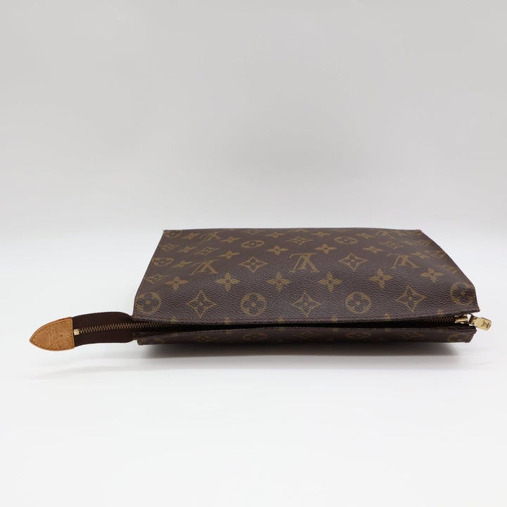 Louis Vuitton Vintage Brown Monogram Toiletry Pouch 26 Bag - Lux Central
