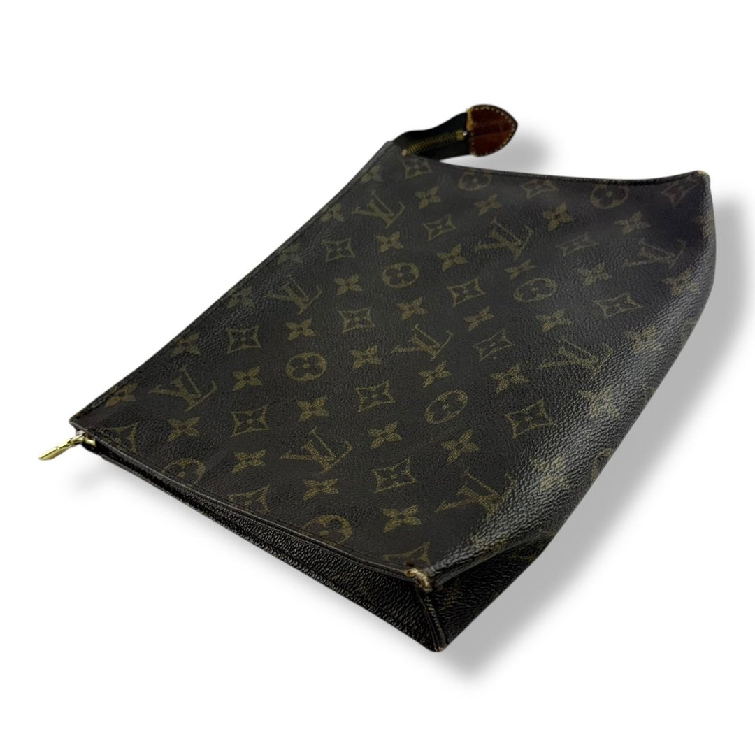 Louis Vuitton Vintage Brown Monogram Toiletry Pouch 26 Bag - Lux Central