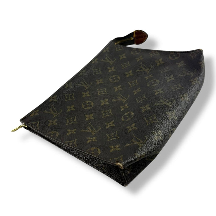 Louis Vuitton Vintage Brown Monogram Toiletry Pouch 26 Bag - Lux Central