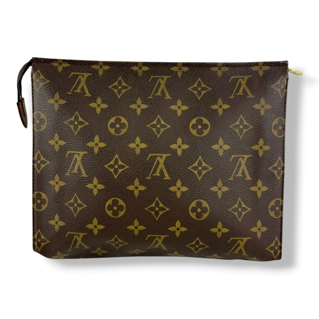 Louis Vuitton Vintage Brown Monogram Toiletry Pouch 26 Bag - Lux Central