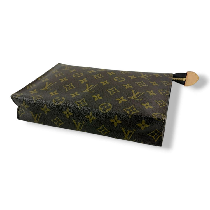 Louis Vuitton Vintage Brown Monogram Toiletry Pouch 26 Bag - Lux Central