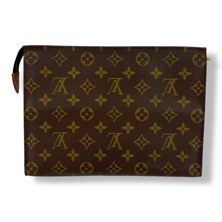 Louis Vuitton Vintage Brown Monogram Toiletry Pouch 26 Bag - Lux Central