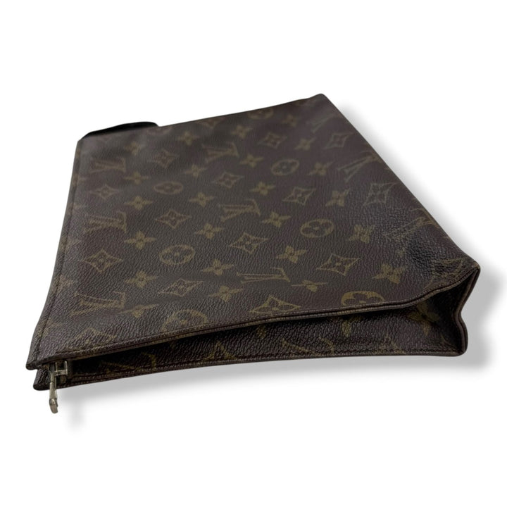Louis Vuitton Vintage Brown Monogram Toiletry Pouch 26 Bag - Lux Central