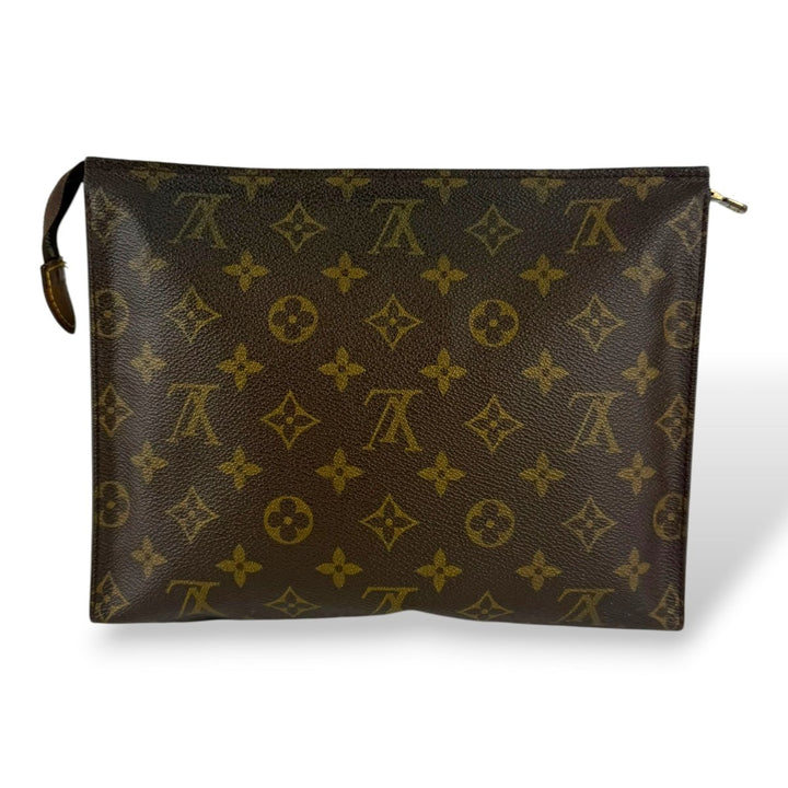 Louis Vuitton Vintage Brown Monogram Toiletry Pouch 26 Bag - Lux Central