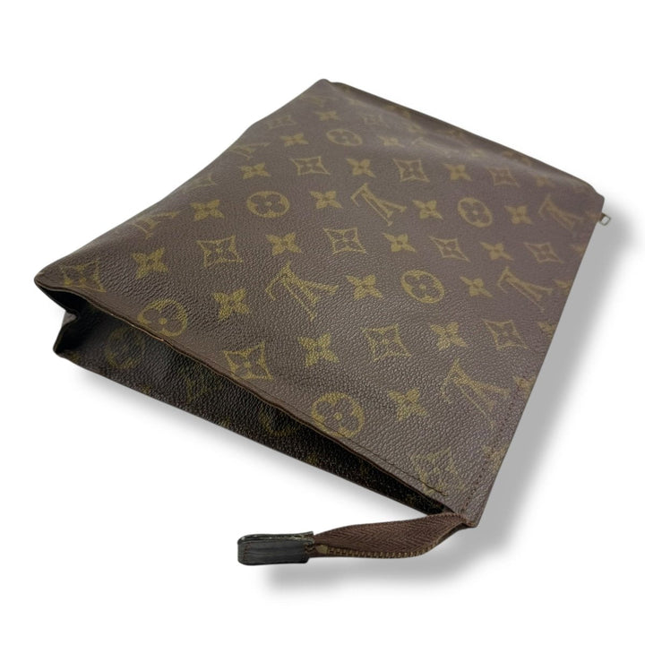 Louis Vuitton Vintage Brown Monogram Toiletry Pouch 26 Bag - Lux Central