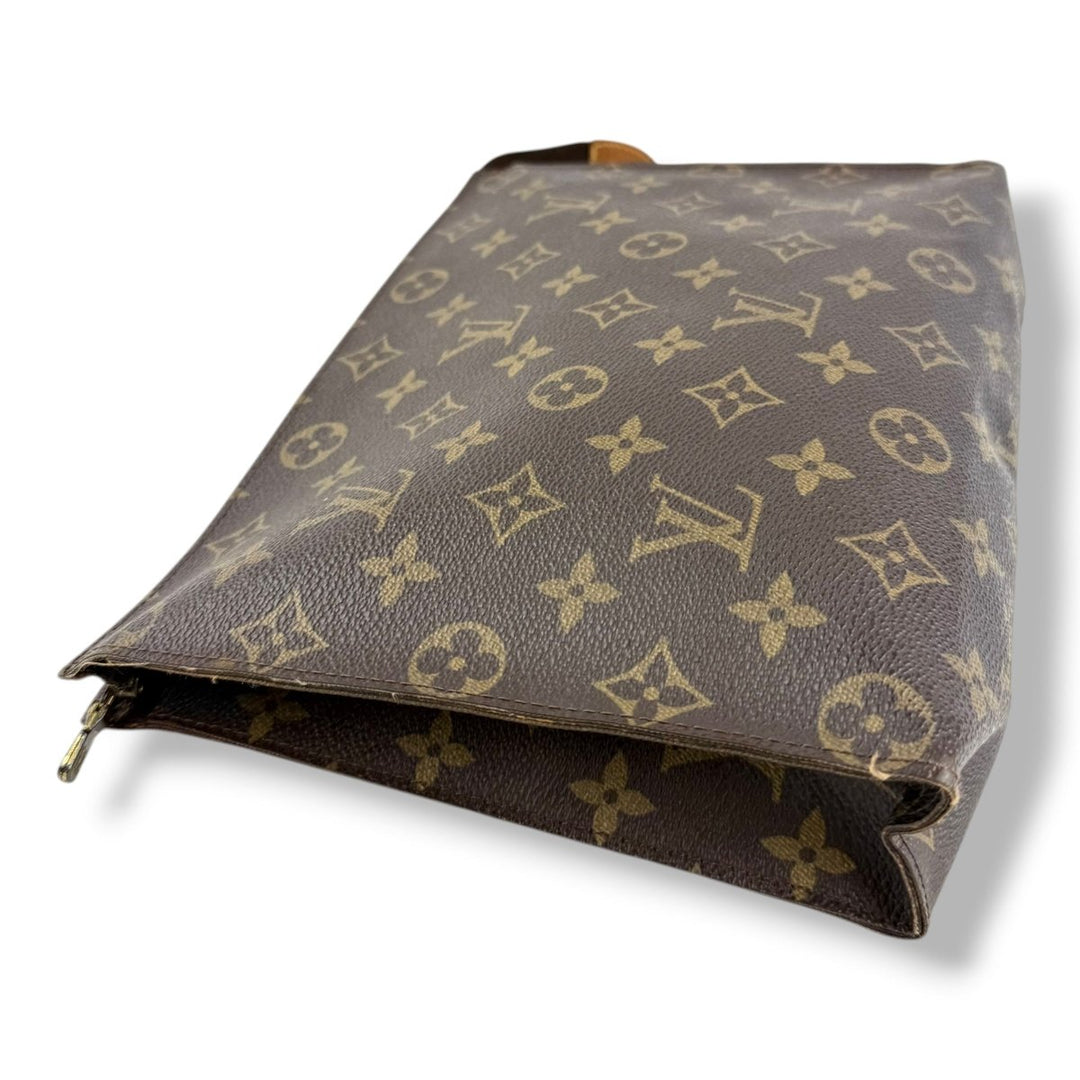 Louis Vuitton Vintage Brown Monogram Toiletry Pouch 26 Bag - Lux Central