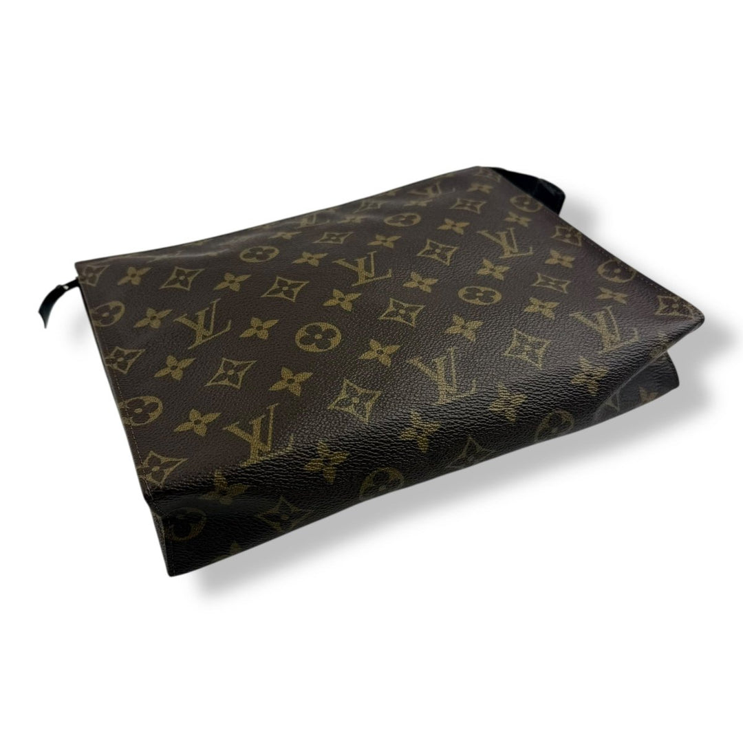 Louis Vuitton Vintage Brown Monogram Toiletry Pouch 26 Bag - Lux Central