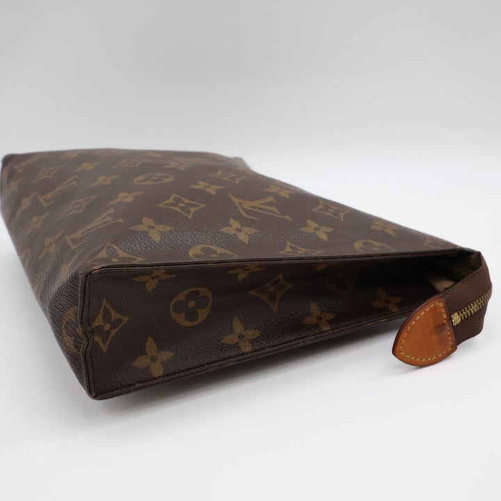 Louis Vuitton Vintage Brown Monogram Toiletry Pouch 26 Bag - Lux Central